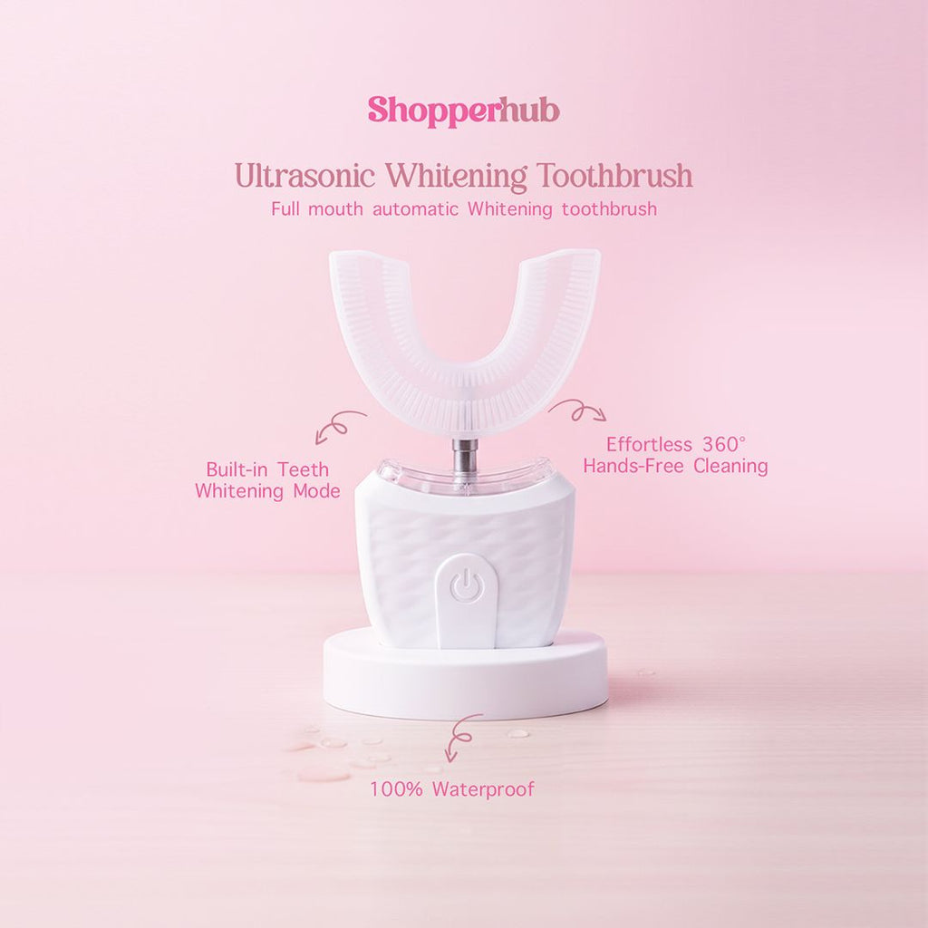 Ultra sonic whitening tooth brush