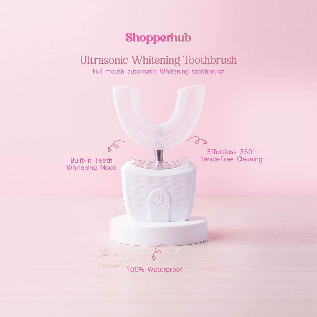 Ultra sonic whitening tooth brush